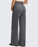 G4Free - BareFeel Maternity Casual Pockets Wide-Leg Pants -GF25JY593AF-XS