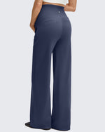 G4Free - BareFeel Maternity Casual Pockets Wide-Leg Pants -GF25JY593AF-XS