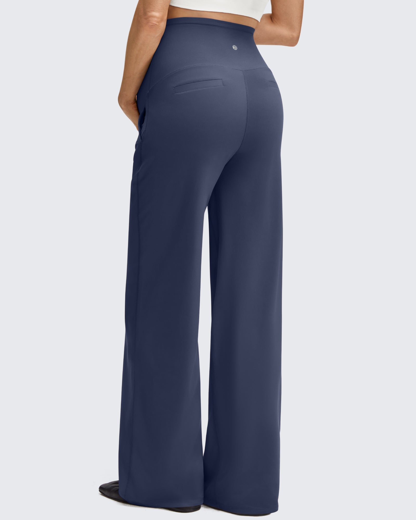 G4Free - BareFeel Maternity Casual Pockets Wide-Leg Pants -GF25JY593AF-XS