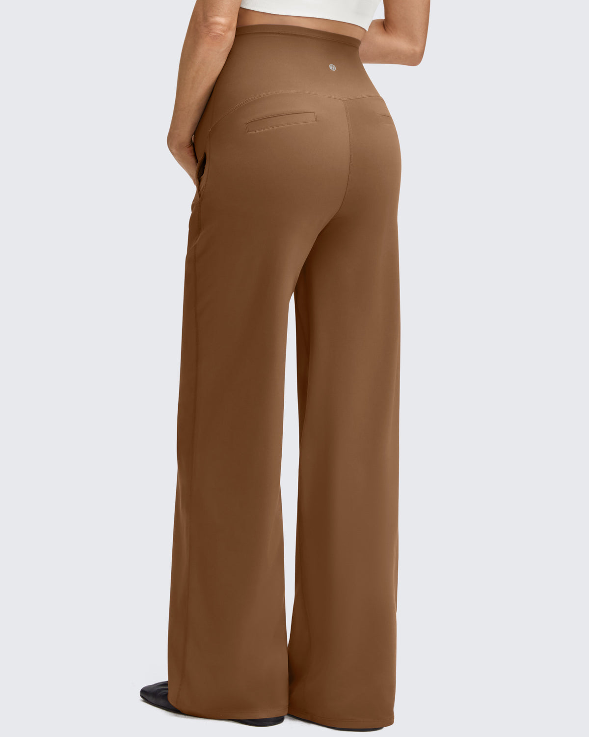 G4Free - BareFeel Maternity Casual Pockets Wide-Leg Pants -GF25JY593AF-XS