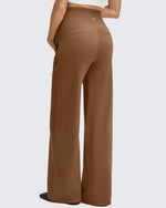G4Free - BareFeel Maternity Casual Pockets Wide-Leg Pants -GF25JY593AF-XS