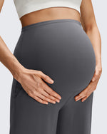 G4Free - BareFeel Maternity Casual Pockets Wide-Leg Pants -GF25JY593AF-XS