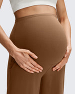 G4Free - BareFeel Maternity Casual Pockets Wide-Leg Pants -GF25JY593AF-XS