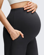 G4Free - BareFeel Maternity Casual Pockets Wide-Leg Pants -GF25JY593AF-XS