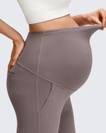 G4Free - BareFeel Maternity Pockets Dress Flare Leggings -GF25AY605AF-XS
