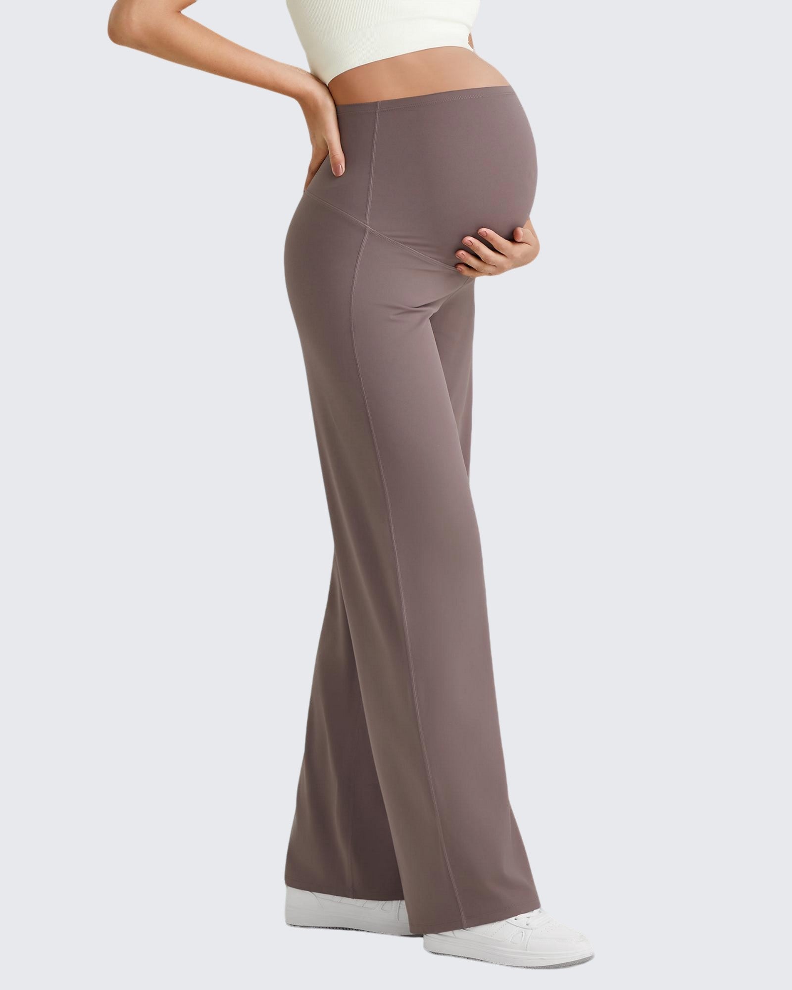 G4Free - BareFeel Maternity Wide Leg Dress Pants -GF24JY347FA-S