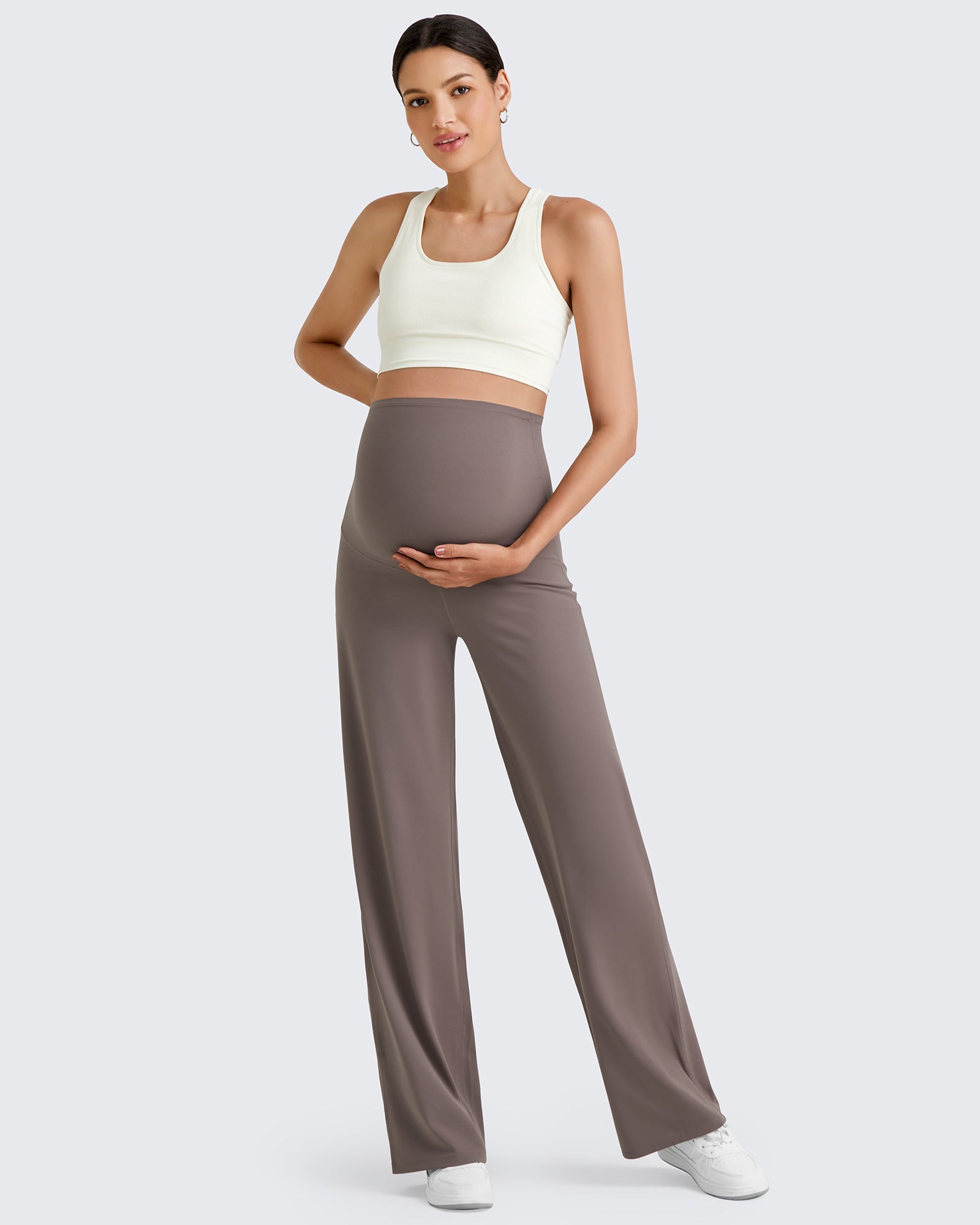 G4Free - BareFeel Maternity Wide Leg Dress Pants -GF24JY347FA-S