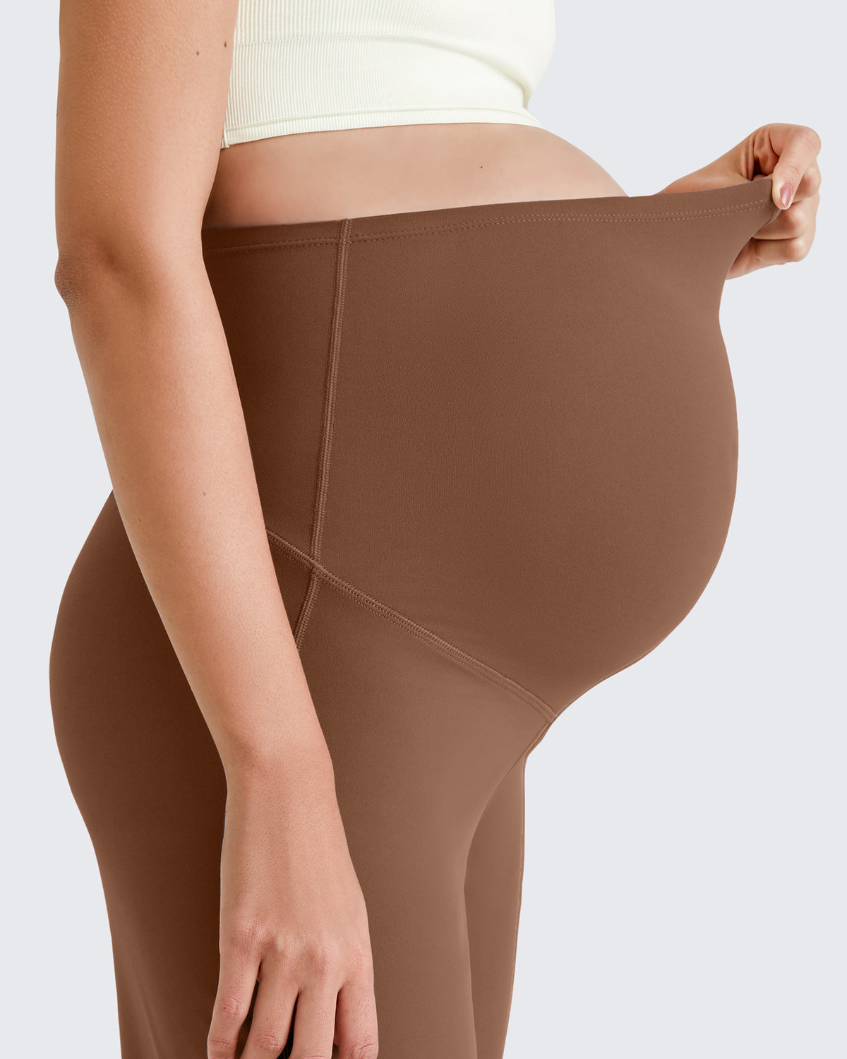G4Free - BareFeel Maternity Wide Leg Dress Pants -GF24JY347FA-S