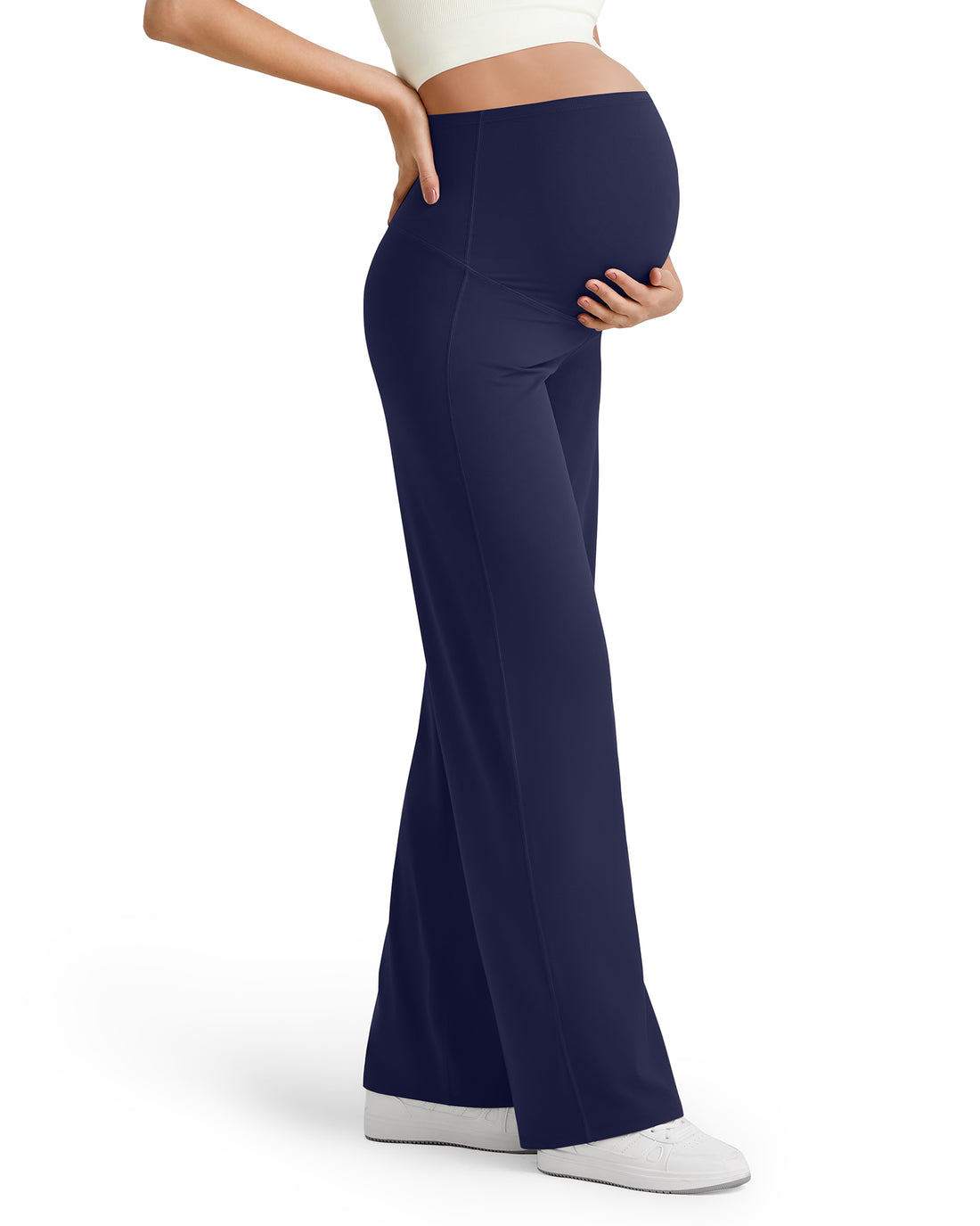 G4Free - BareFeel Maternity Wide Leg Dress Pants -GF24JY347FA-S