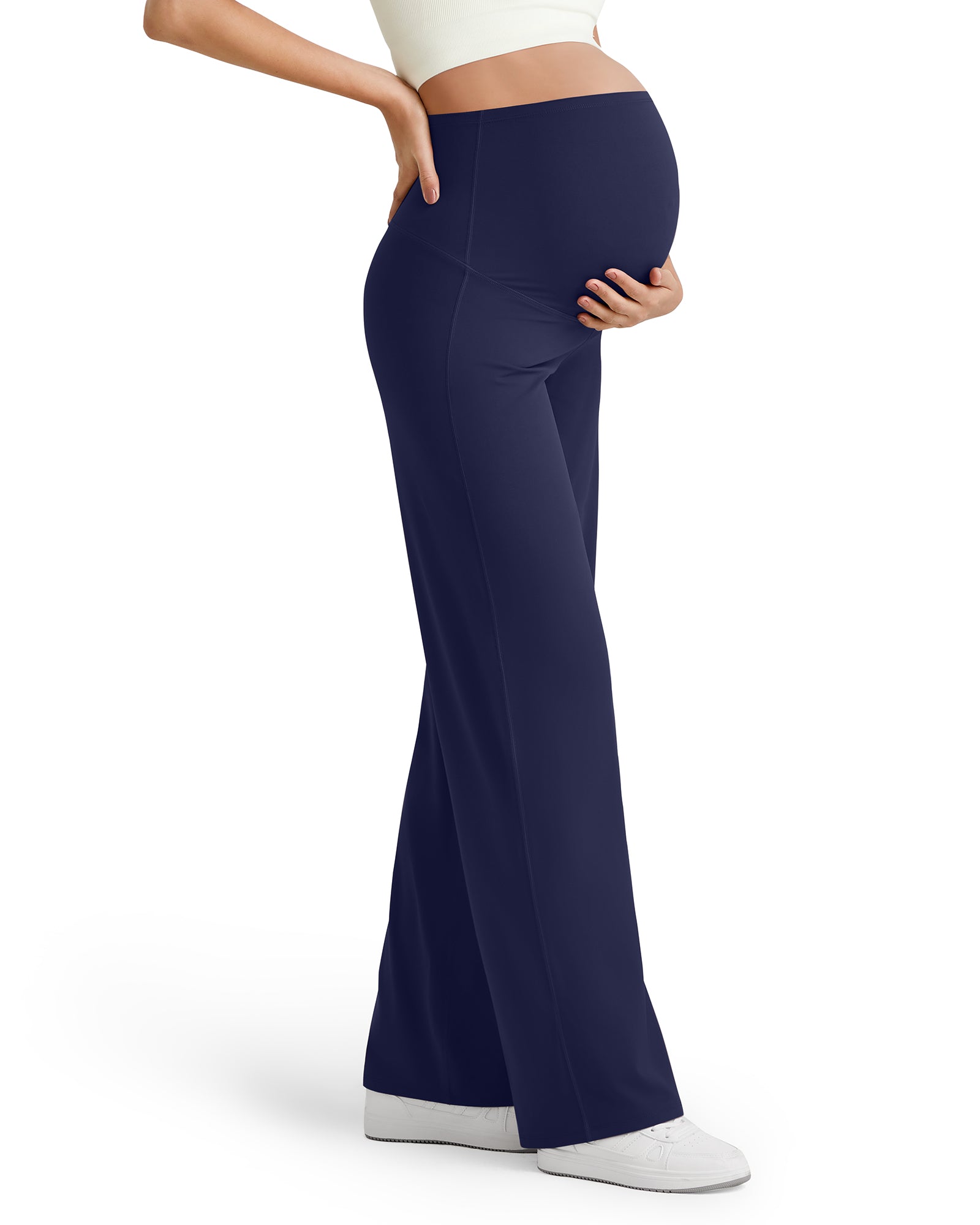 G4Free - BareFeel Maternity Wide Leg Dress Pants -GF24JY347FA-S