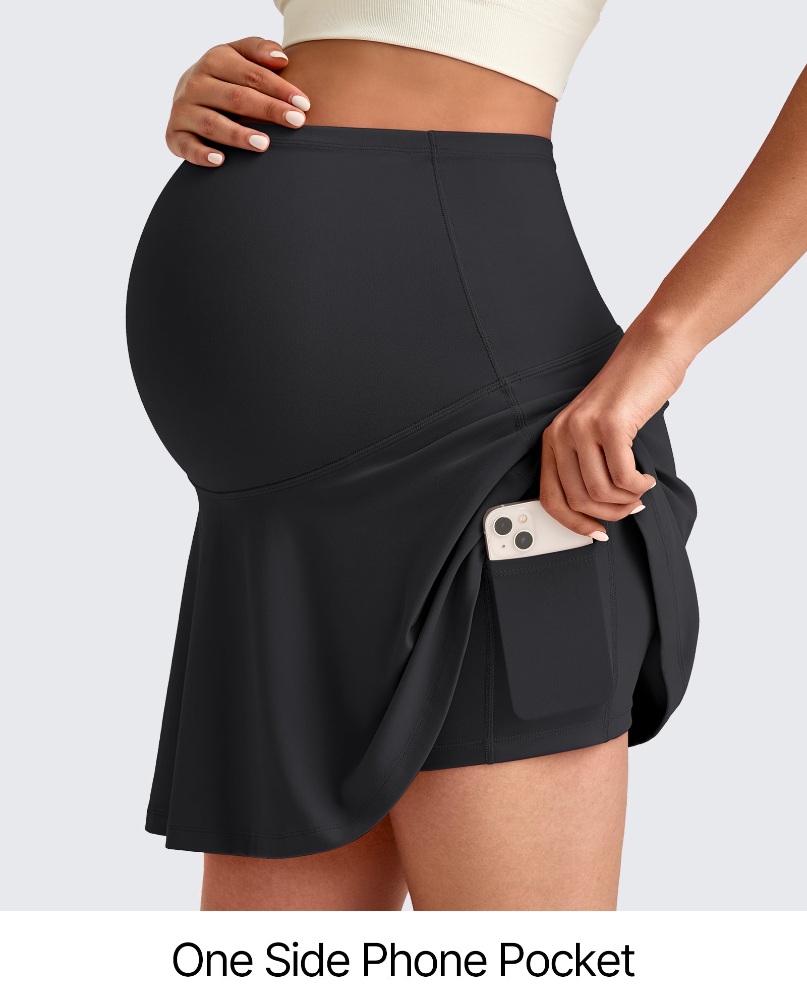 G4Free - BareFeel One Pocket Maternity Tennis Skirt -GF25HY517BA-S