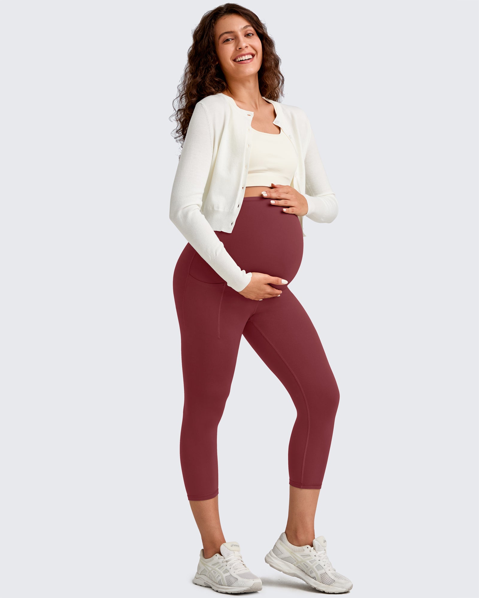 G4Free - BareFeel Pregnancy Capri Leggings 21'' -GF25AY500AA-S