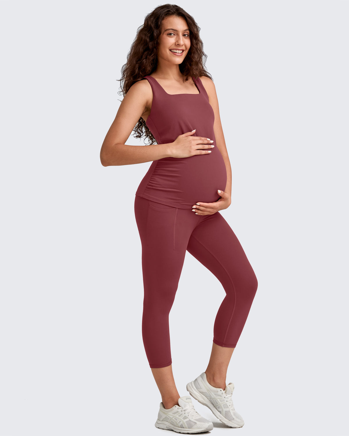 G4Free - BareFeel Pregnancy Capri Leggings 21'' -GF25AY500AA-S