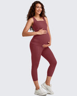 G4Free - BareFeel Pregnancy Capri Leggings 21'' -GF25AY500AA-S