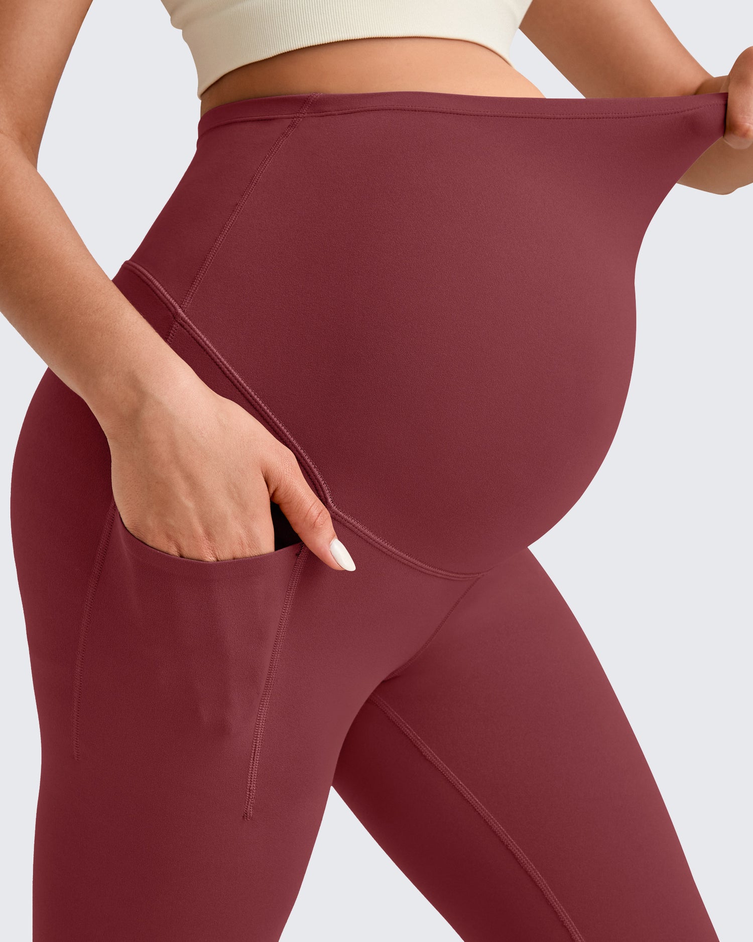 G4Free - BareFeel Pregnancy Capri Leggings 21'' -GF25AY500AA-S