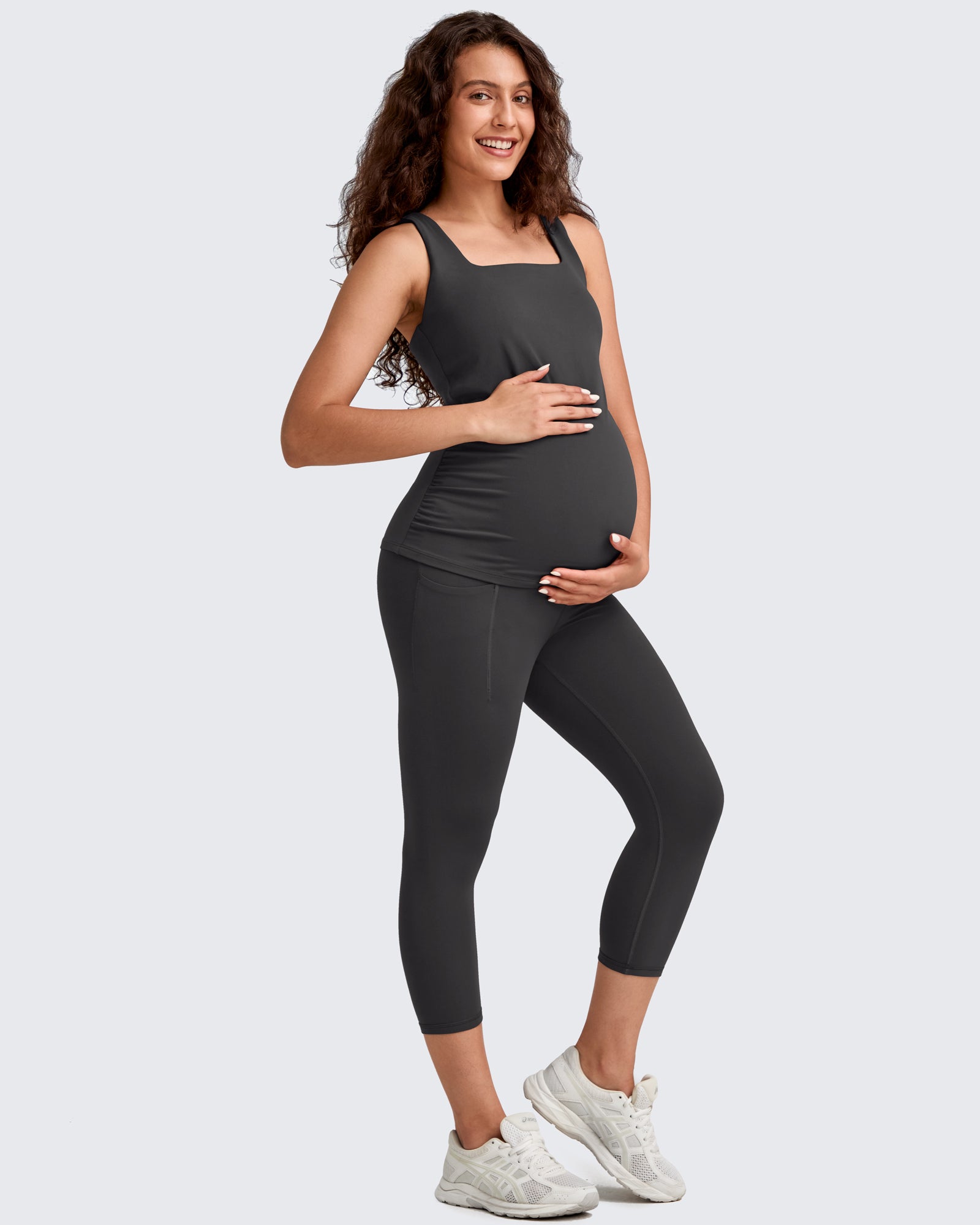 G4Free - BareFeel Pregnancy Capri Leggings 21'' -GF25AY500AA-S