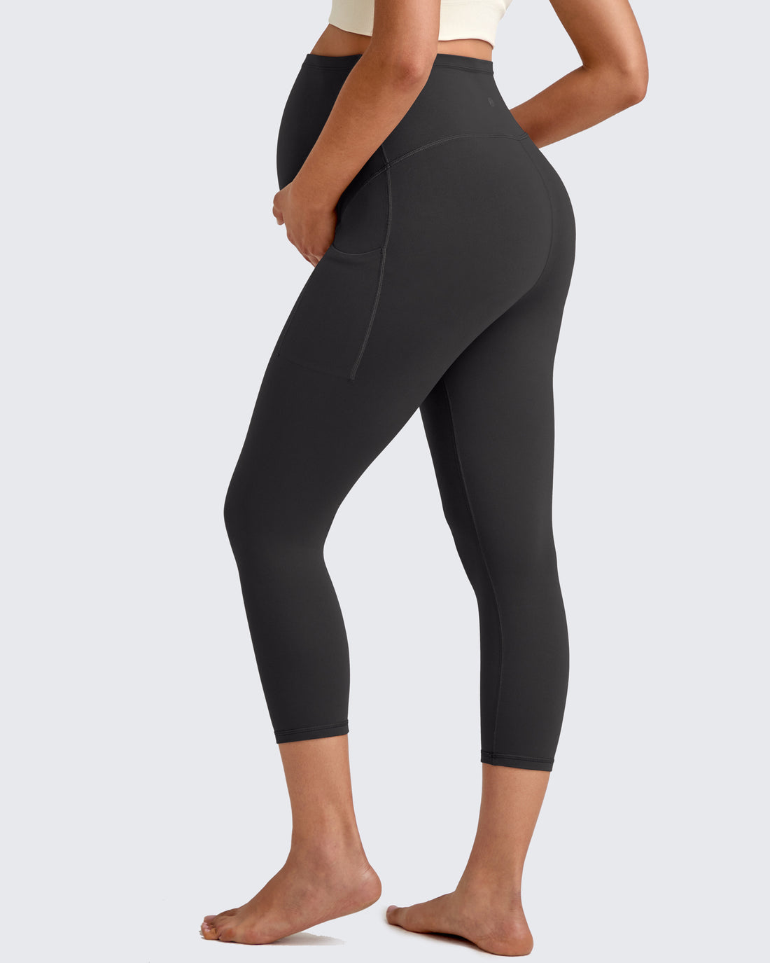 G4Free - BareFeel Pregnancy Capri Leggings 21'' -GF25AY500AA-S
