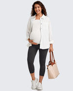 G4Free - BareFeel Pregnancy Capri Leggings 21'' -GF25AY500AA-S