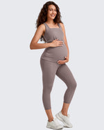 G4Free - BareFeel Pregnancy Capri Leggings 21'' -GF25AY500AA-S