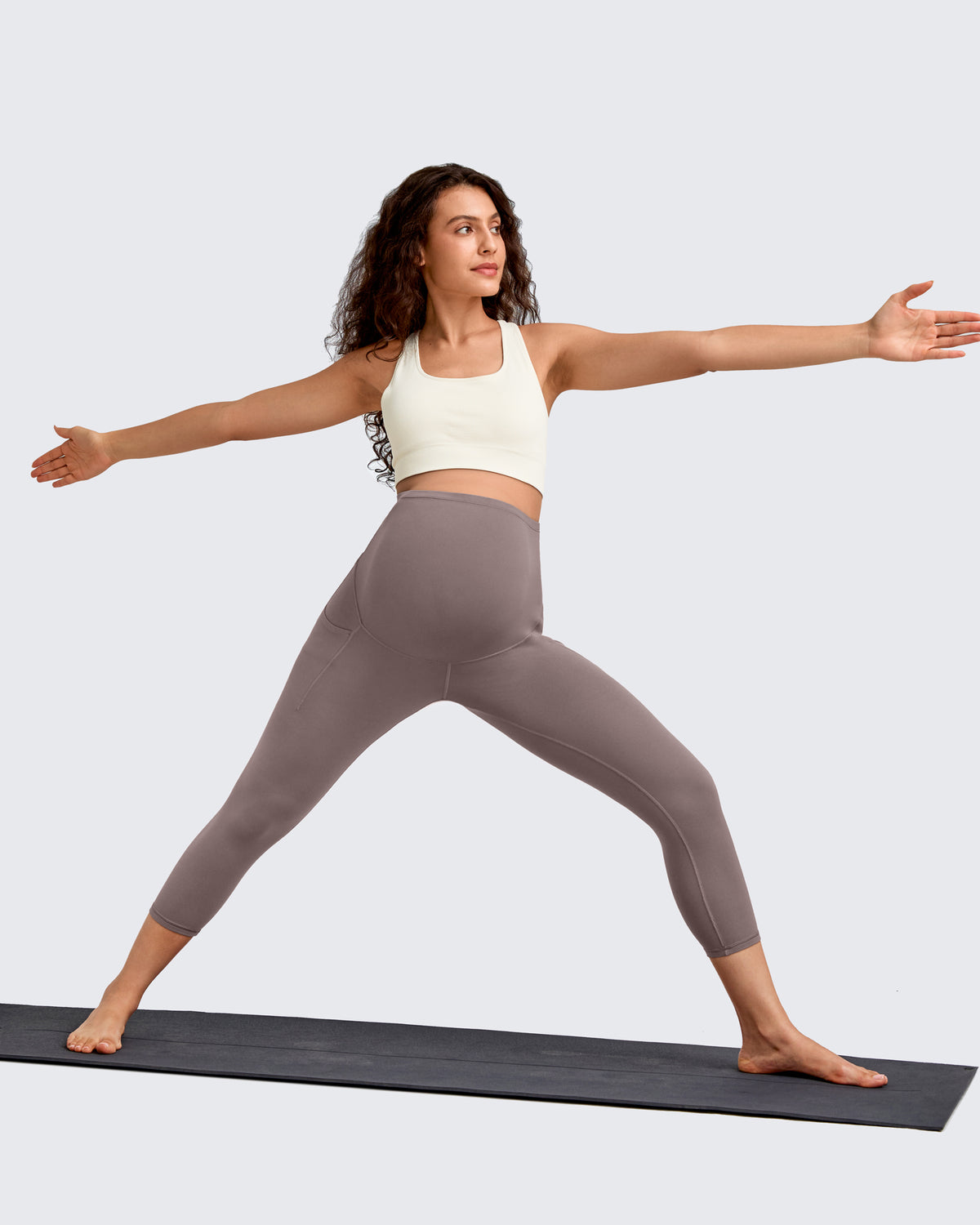 G4Free - BareFeel Pregnancy Capri Leggings 21'' -GF25AY500AA-S