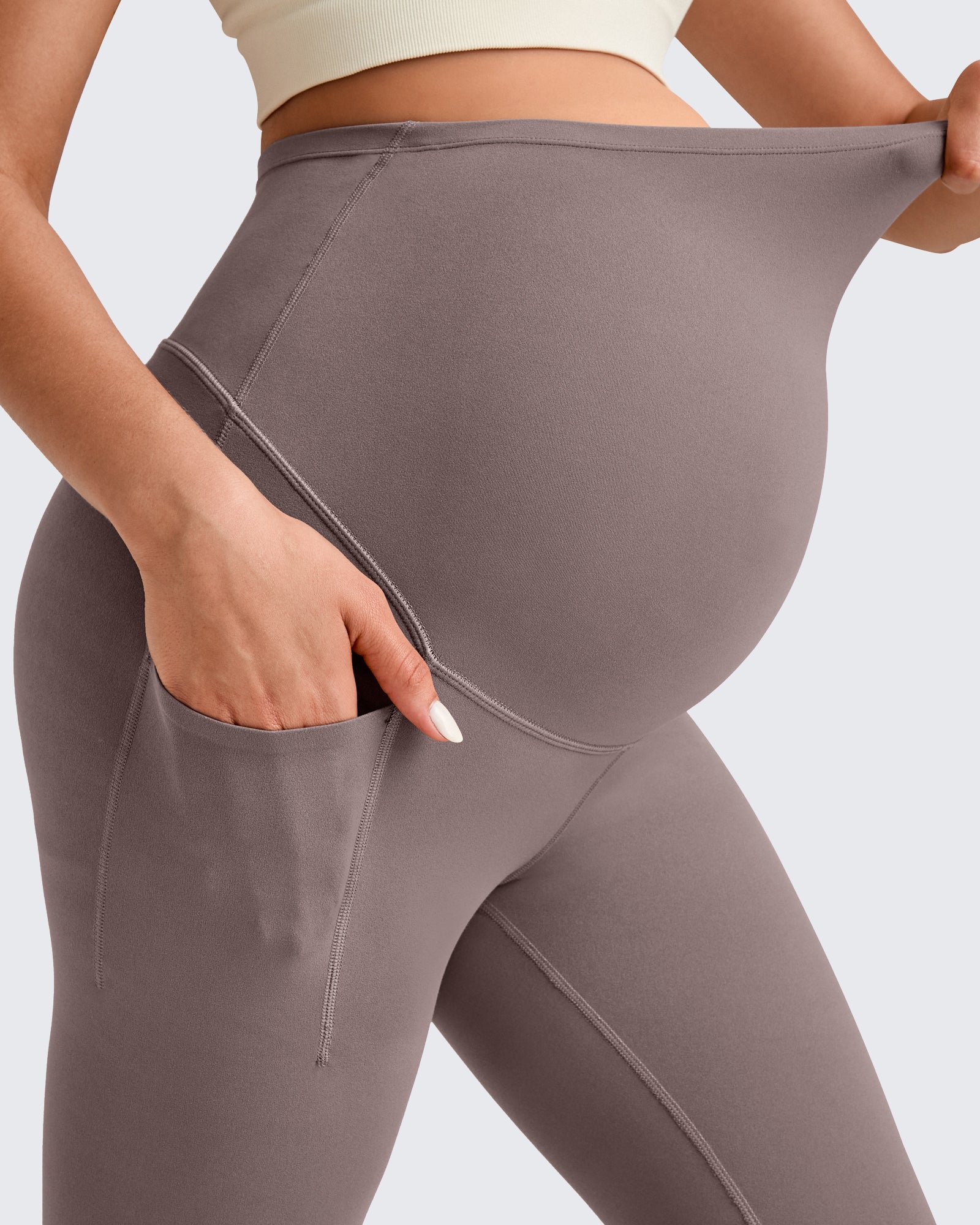 G4Free - BareFeel Pregnancy Capri Leggings 21'' -GF25AY500AA-S