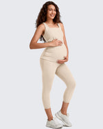 G4Free - BareFeel Pregnancy Capri Leggings 21'' -GF25AY500AA-S