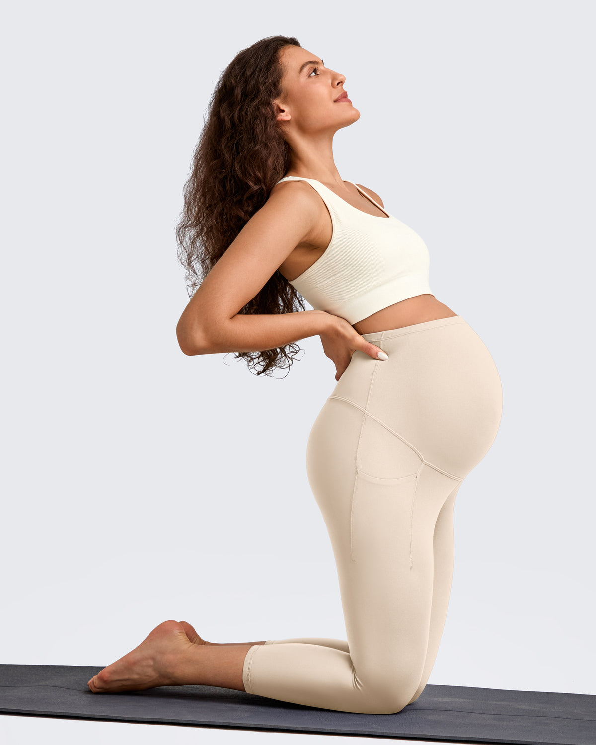 G4Free - BareFeel Pregnancy Capri Leggings 21'' -GF25AY500AA-S