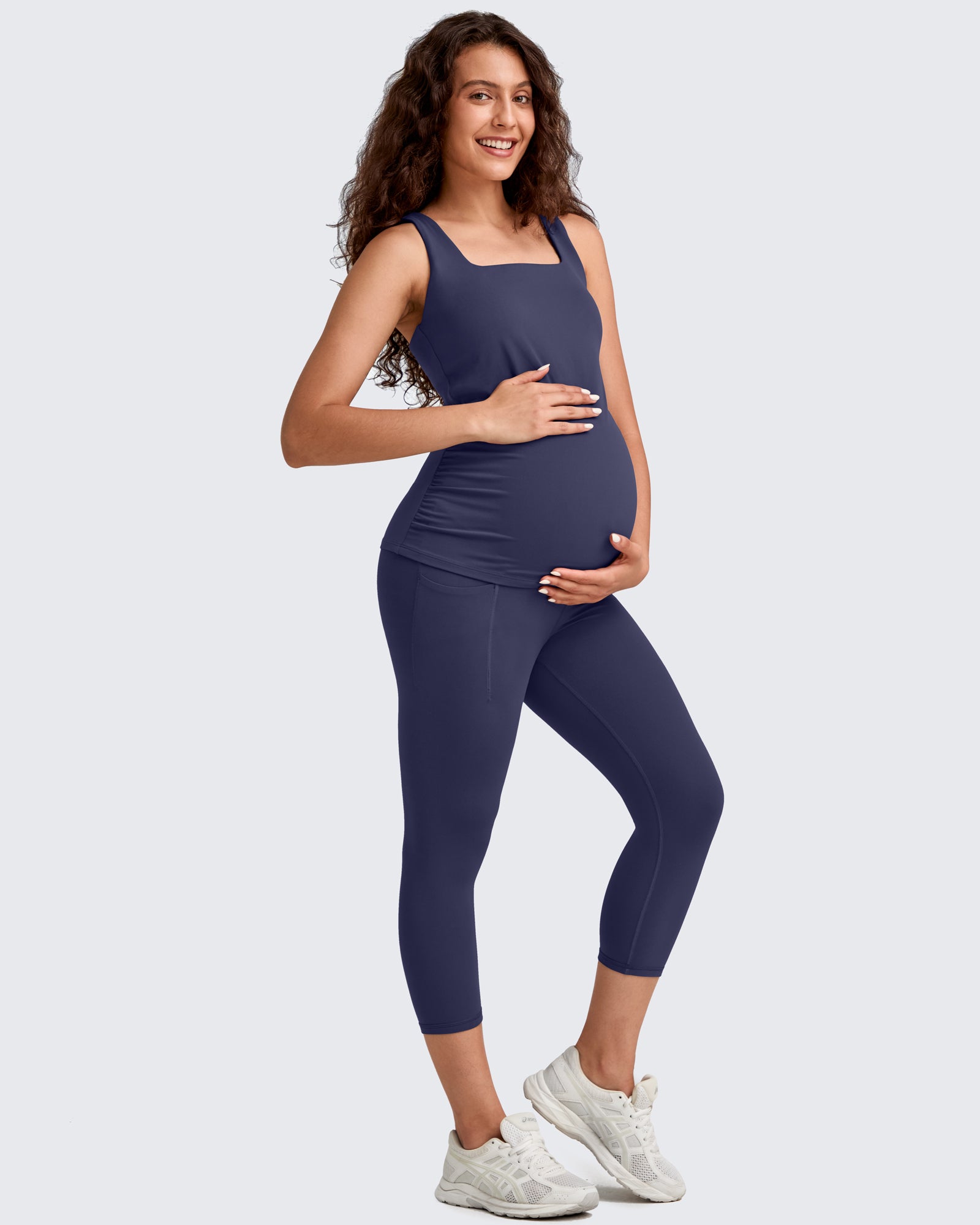 G4Free - BareFeel Pregnancy Capri Leggings 21'' -GF25AY500AA-S