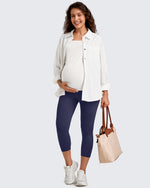 G4Free - BareFeel Pregnancy Capri Leggings 21'' -GF25AY500AA-S