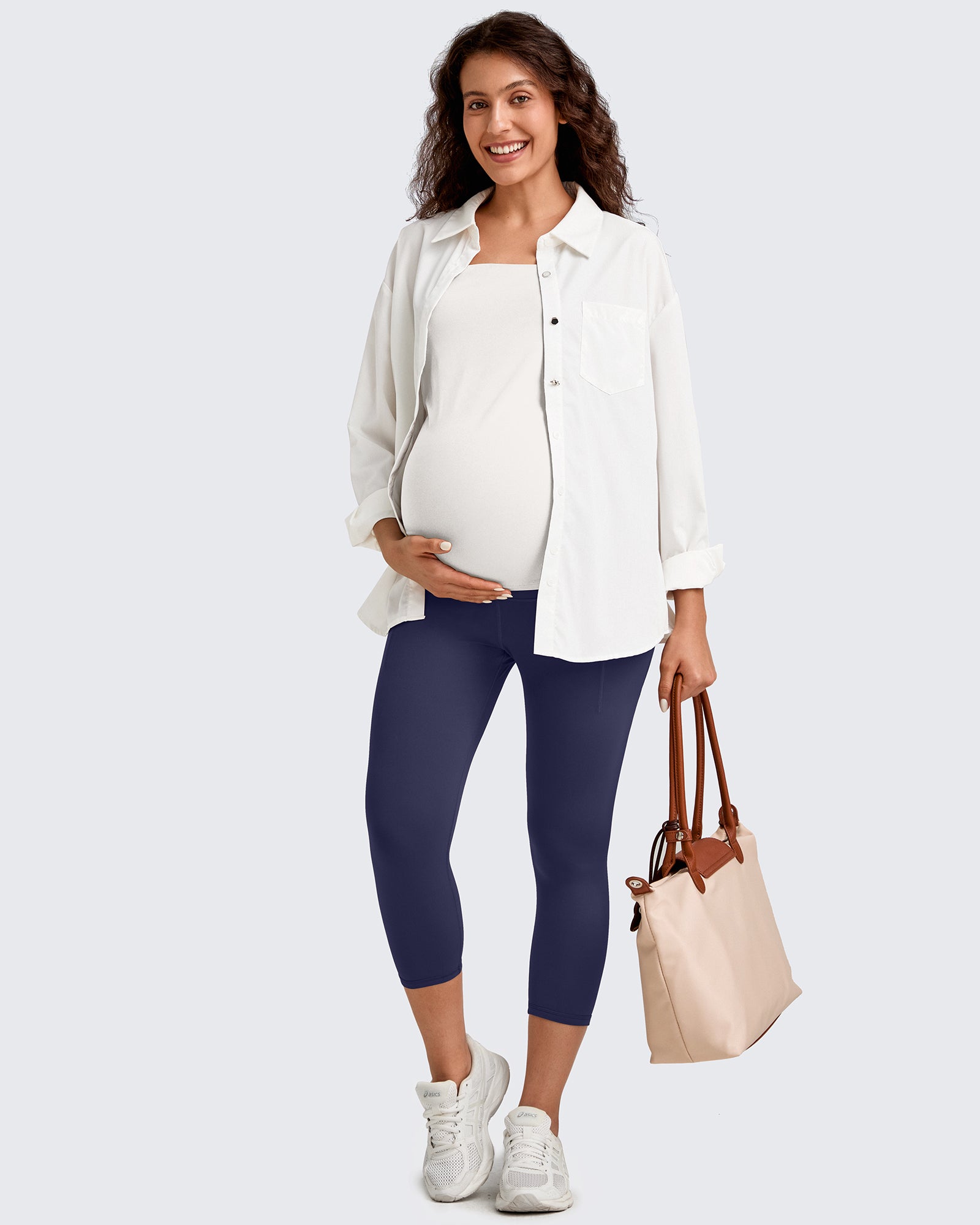 G4Free - BareFeel Pregnancy Capri Leggings 21'' -GF25AY500AA-S