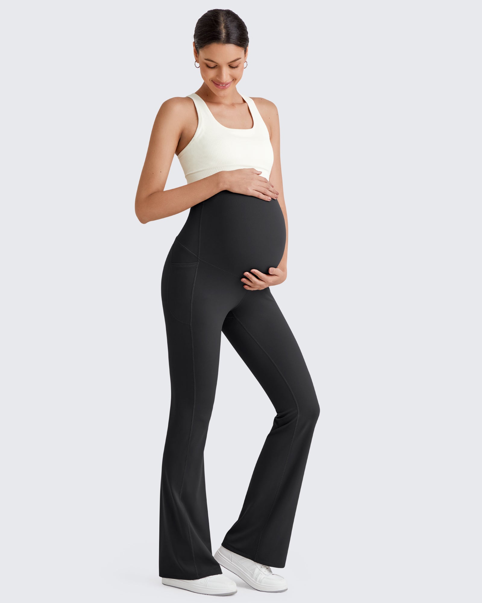 G4Free - BareFeel Pregnancy Dress Flare Leggings -GF25AY396GA-S
