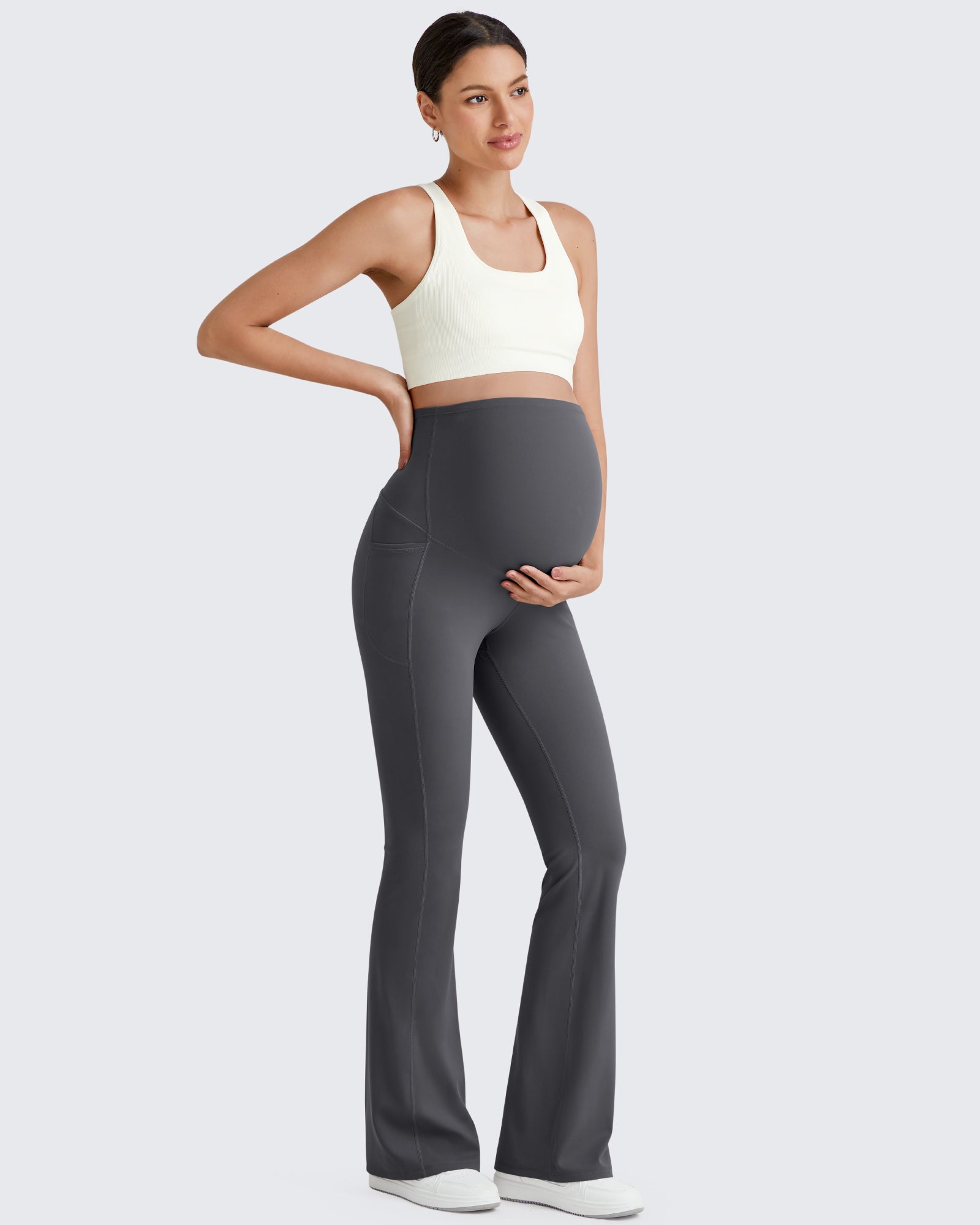 G4Free - BareFeel Pregnancy Dress Flare Leggings -GF25AY396GA-S
