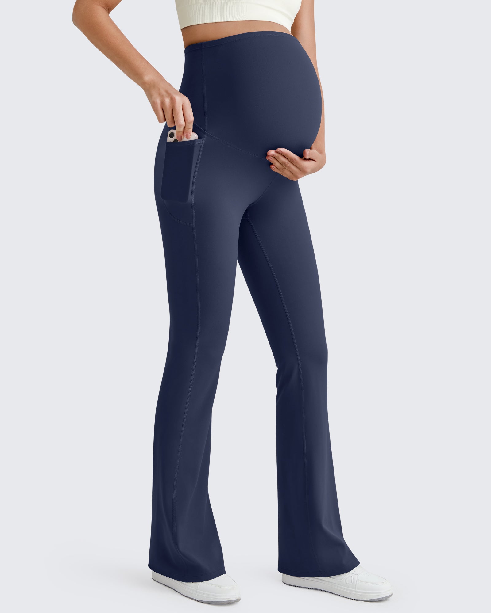 G4Free - BareFeel Pregnancy Dress Flare Leggings -GF25AY396GA-S
