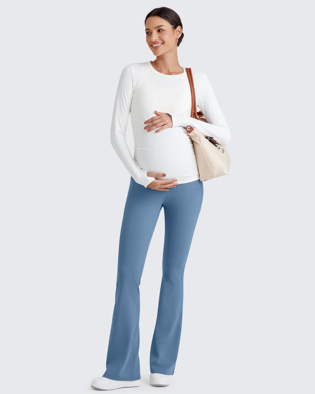 G4Free - BareFeel Pregnancy Dress Flare Leggings -GF25AY396GA-S