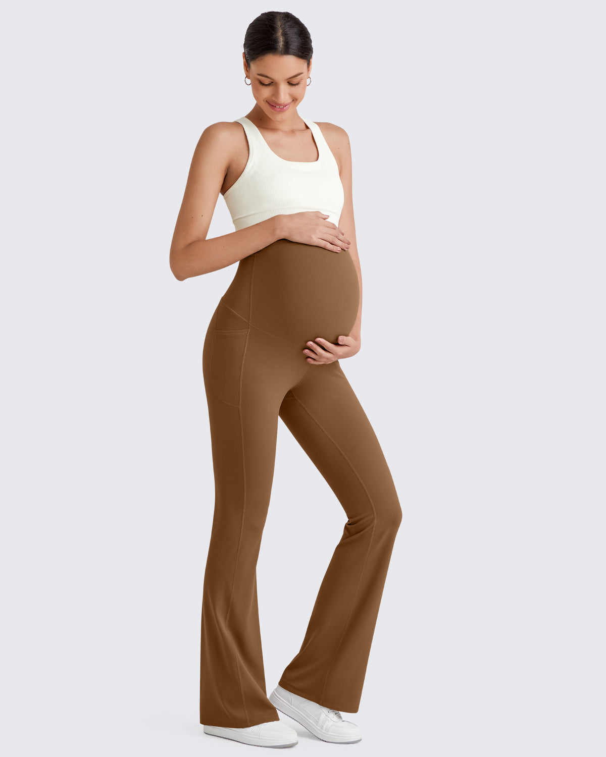 G4Free - BareFeel Pregnancy Dress Flare Leggings -GF25AY396GA-S