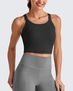 G4Free - BareFeel Racerback Cropped Sports Bra -GF25L448AA-S