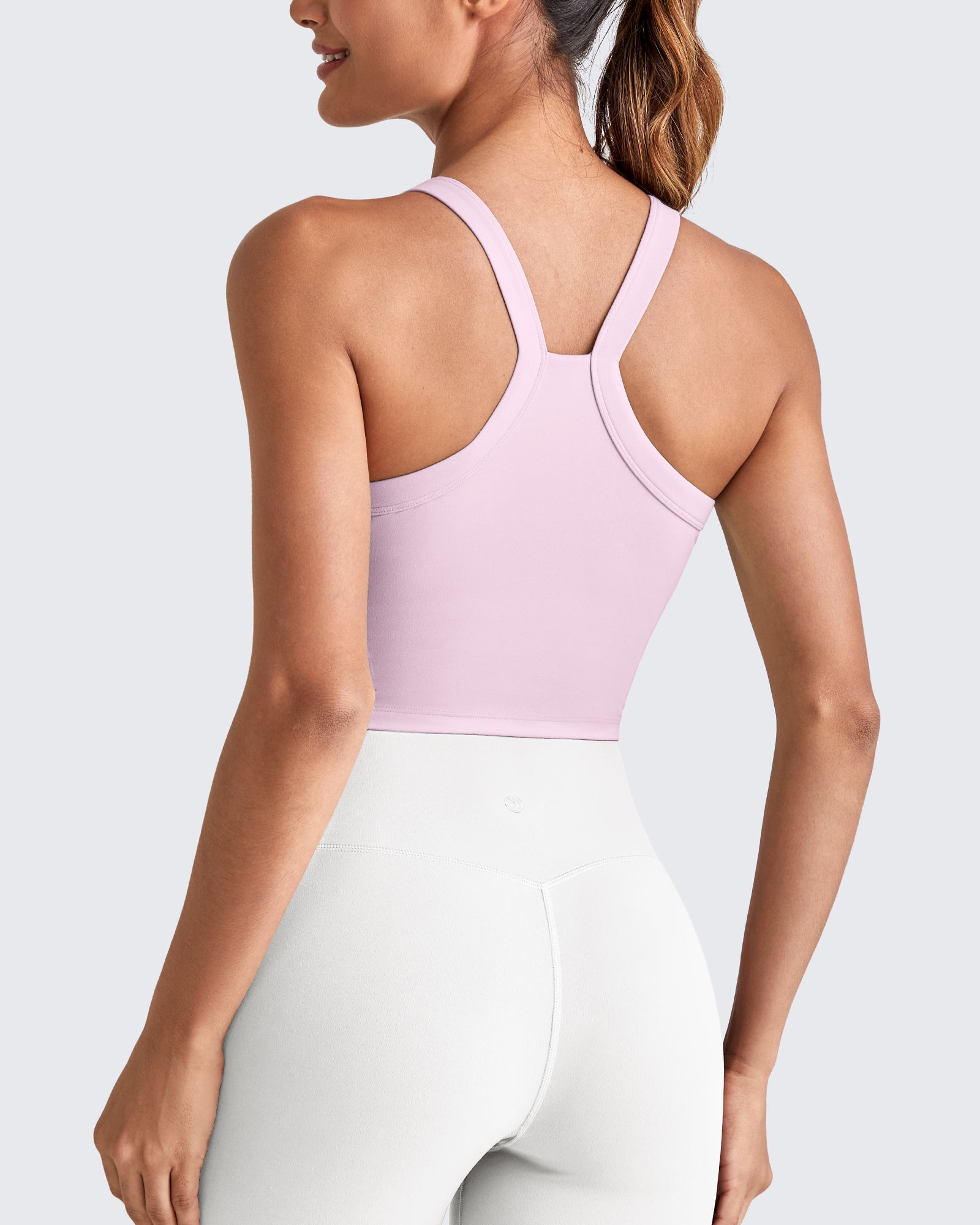 G4Free - BareFeel Racerback Cropped Sports Bra -GF25L448CA-S