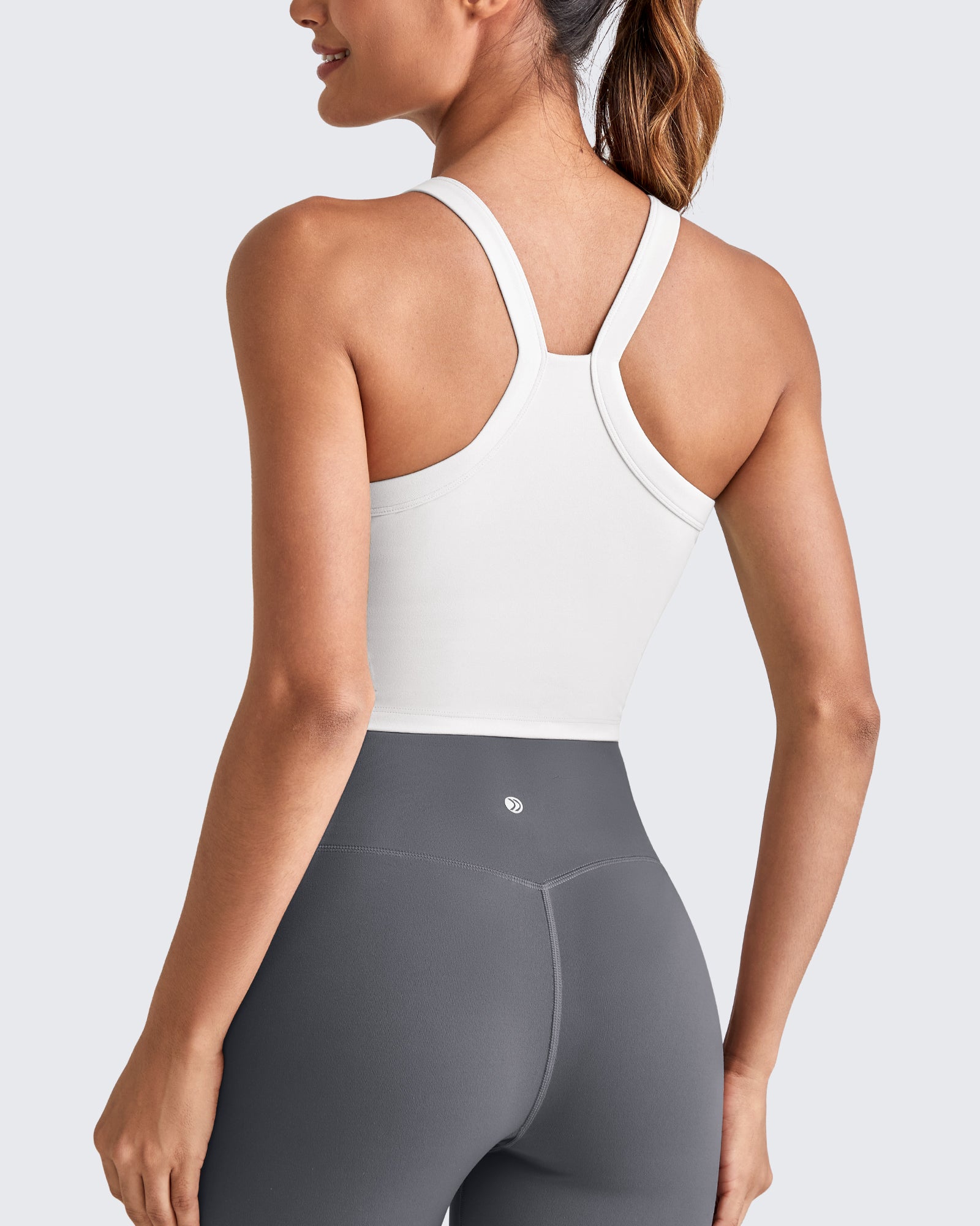 G4Free - BareFeel Racerback Cropped Sports Bra -GF25L448CA-S