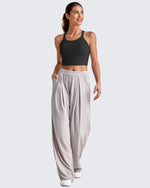 G4Free - BareFeel Racerback Cropped Sports Bra -GF25L448CA-S