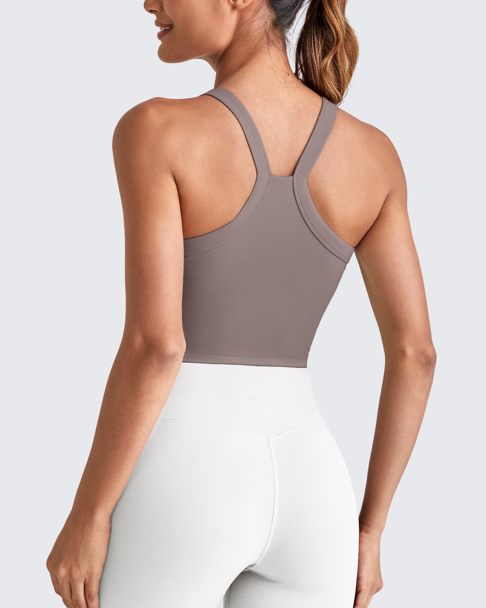 G4Free - BareFeel Racerback Cropped Sports Bra -GF25L448CA-S