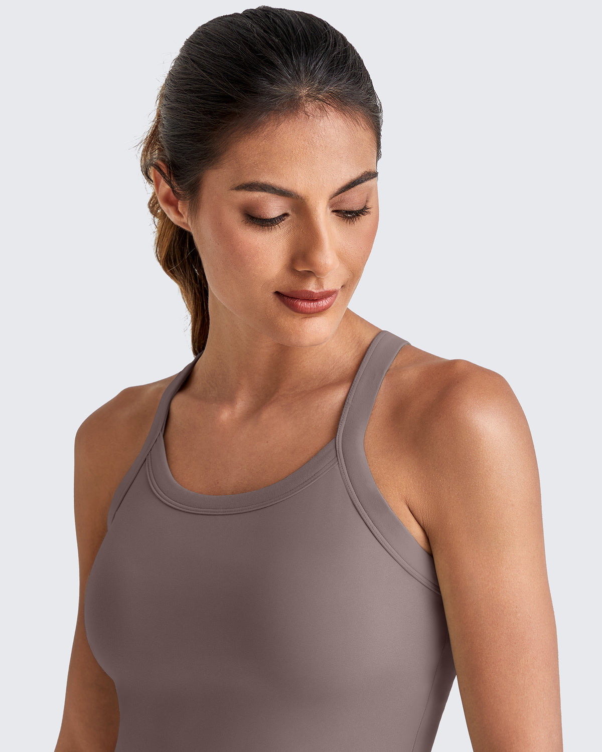 G4Free - BareFeel Racerback Cropped Sports Bra -GF25L448CA-S