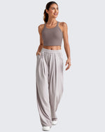 G4Free - BareFeel Racerback Cropped Sports Bra -GF25L448CA-S