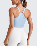 G4Free - BareFeel Racerback Cropped Sports Bra -GF25L448CA-S