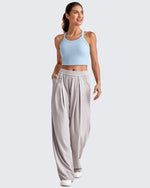 G4Free - BareFeel Racerback Cropped Sports Bra -GF25L448CA-S