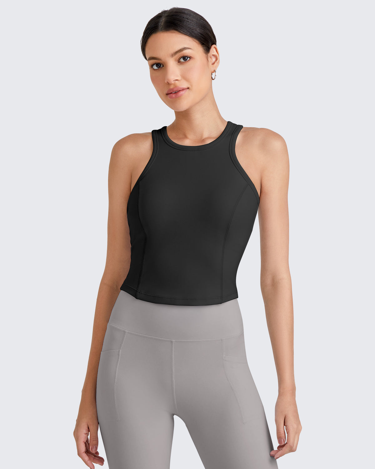 G4Free - BareFeel Racerback Sport Bras Tank -GF25L392AA-S