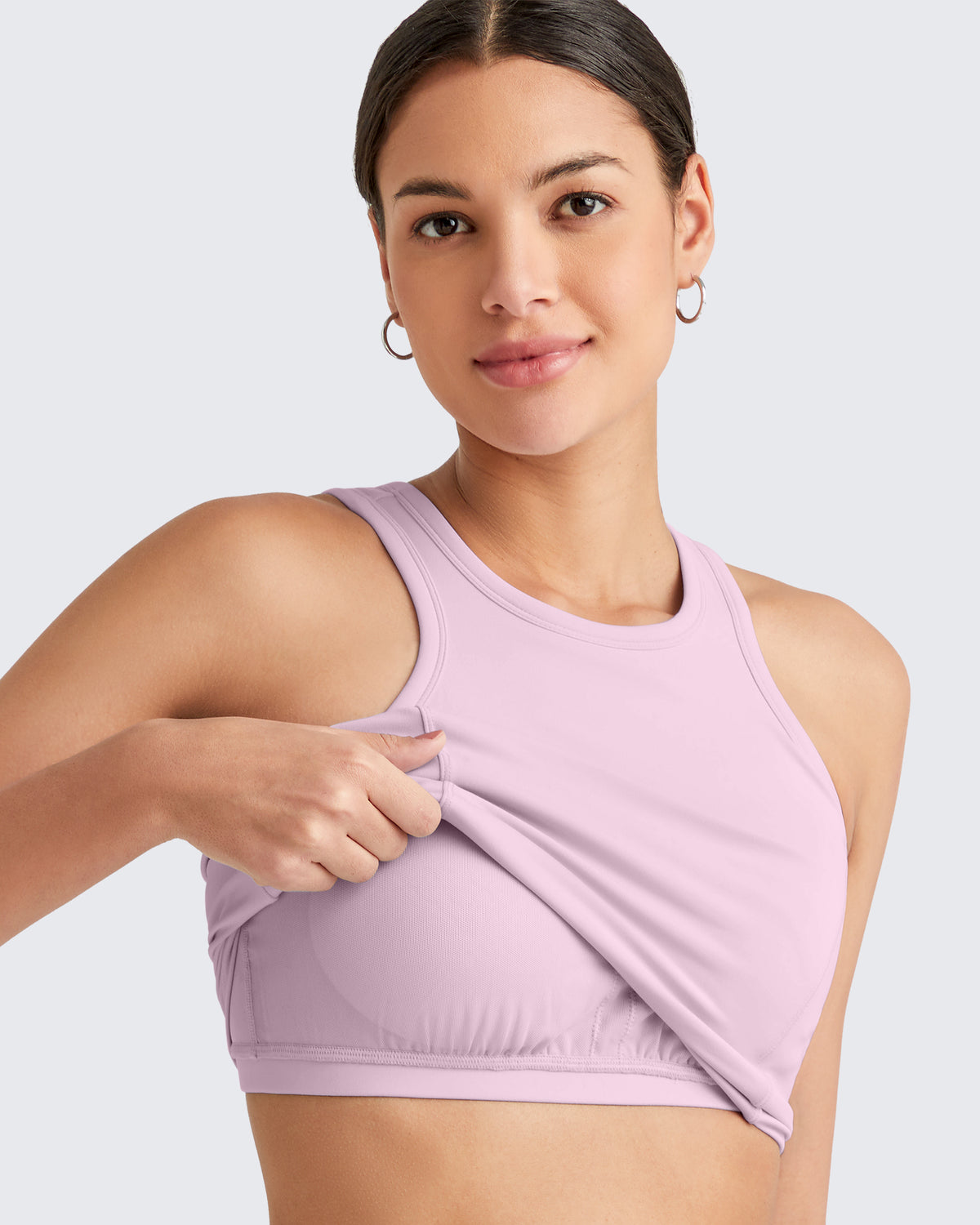 G4Free - BareFeel Racerback Sport Bras Tank -GF25L392EA-S