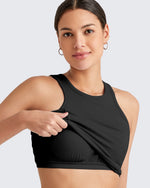 G4Free - BareFeel Racerback Sport Bras Tank -GF25L392EA-S
