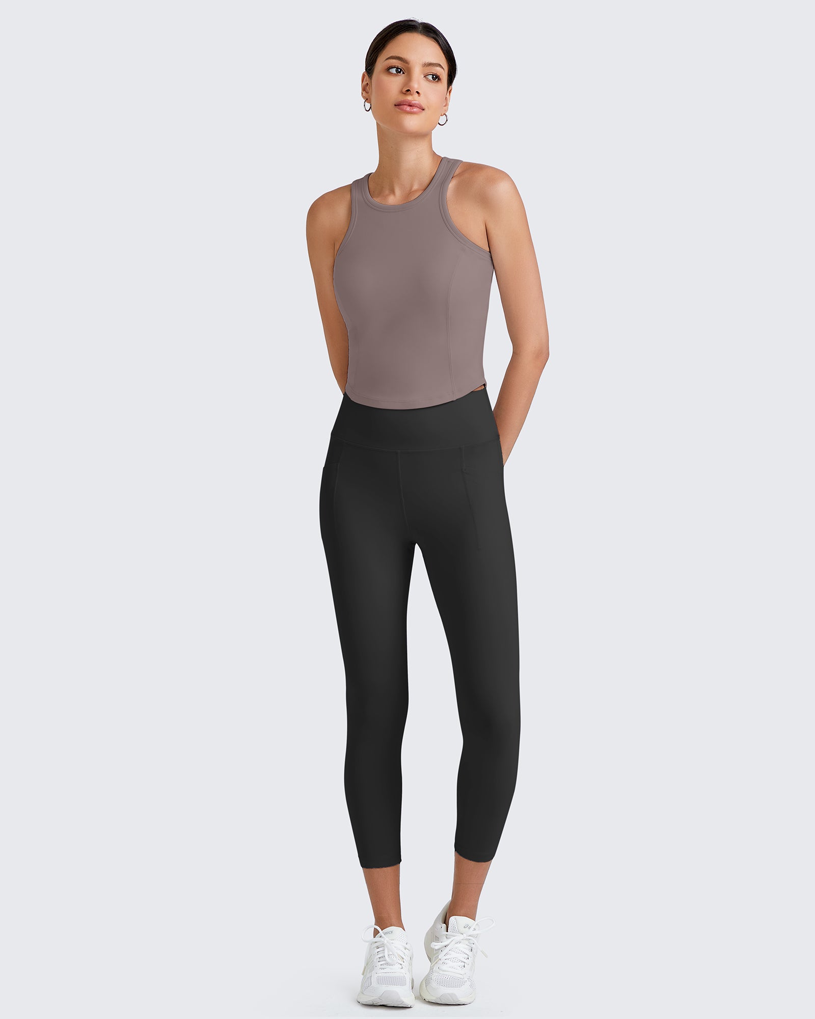 G4Free - BareFeel Racerback Sport Bras Tank -GF25L392EA-S