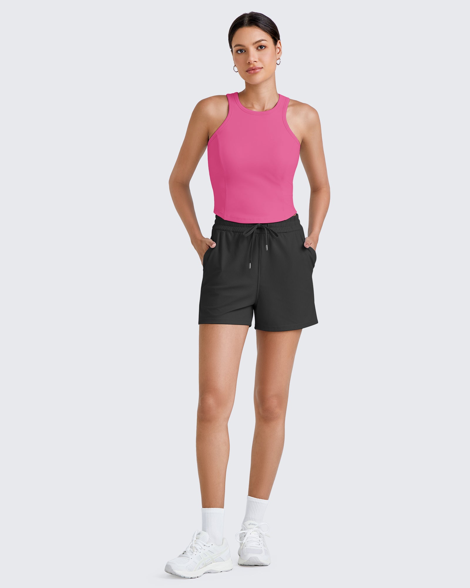 G4Free - BareFeel Racerback Sport Bras Tank -GF25L392EA-S