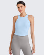 G4Free - BareFeel Racerback Sport Bras Tank -GF25L392EA-S
